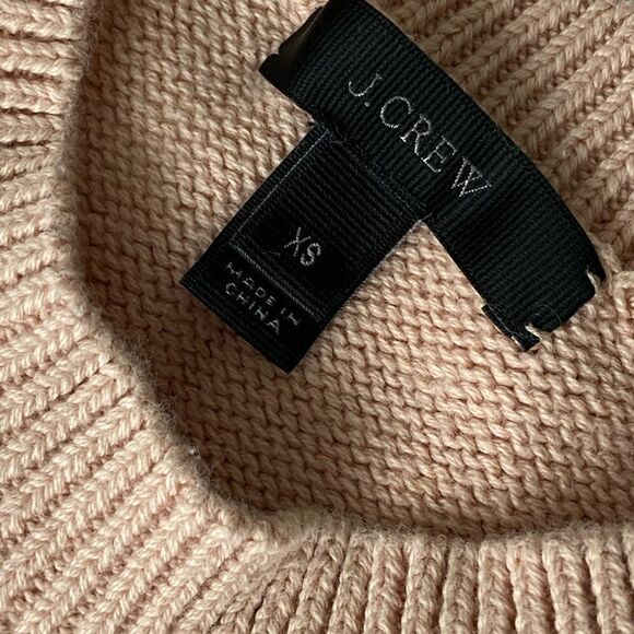 J.Crew Peplum Eyelet Sweater, Size XS - Picture 5 of 7